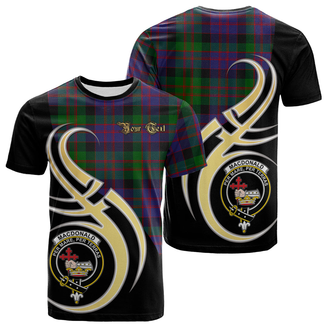 Printivon MacDonald Tartan Crest Believe In Me T Shirt