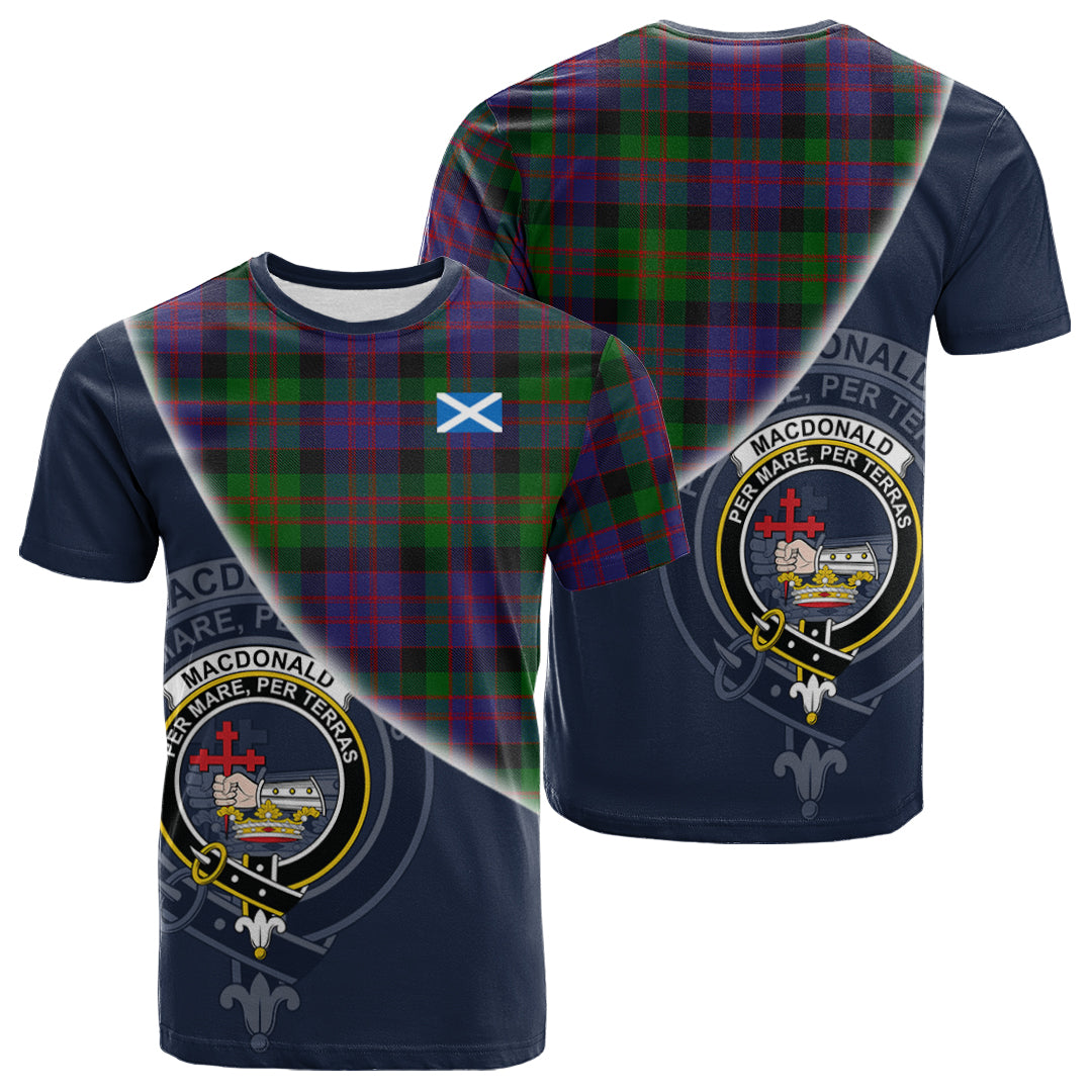 Printivon MacDonald Tartan Scottish Crest T Shirt
