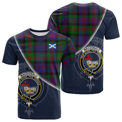 Printivon MacDonald Tartan Scottish Crest T Shirt