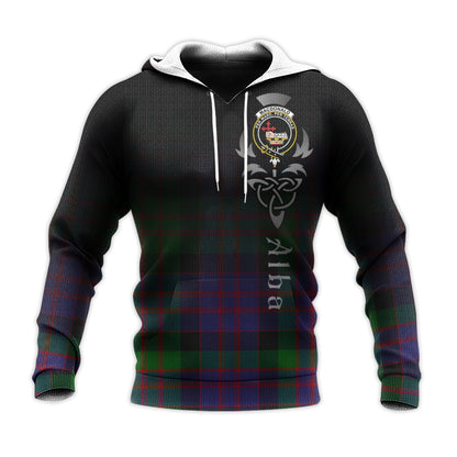 Printivon Macdonald Tartan Crest Alba Celtic Hoodie