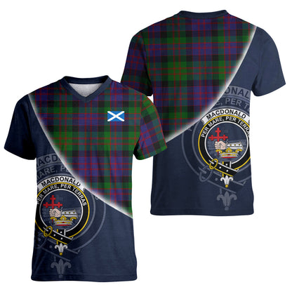 Printivon MacDonald Tartan Scottish Crest T Shirt