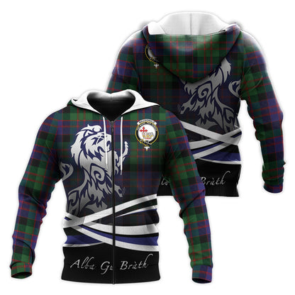 Printivon Macdonald Tartan Scottish Lion Hoodie