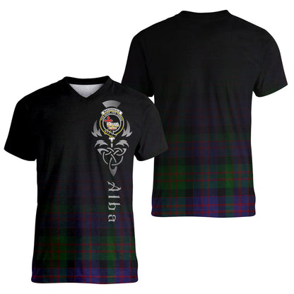 Printivon MacDonald Tartan Crest Alba Celtic T Shirt