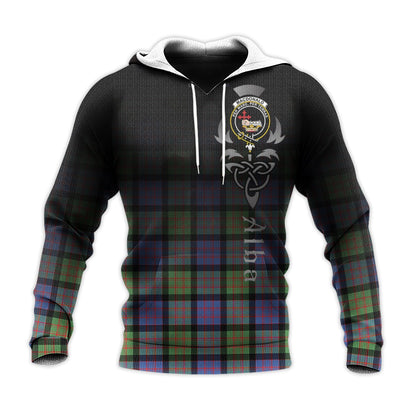 Printivon Macdonald Ancient Tartan Crest Alba Celtic Hoodie