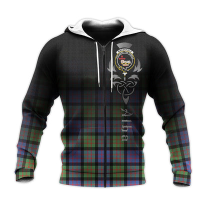 Printivon Macdonald Ancient Tartan Crest Alba Celtic Hoodie