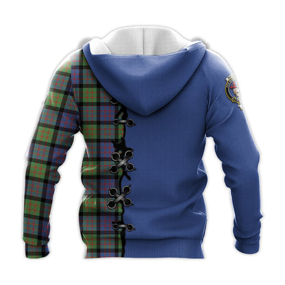 Printivon Macdonald Ancient Tartan Hoodie Lion Rampant And Celtic Thistle Style