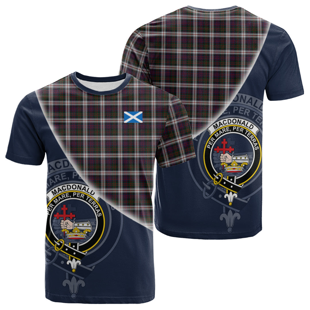 Printivon MacDonald Dress Tartan Scottish Crest T Shirt