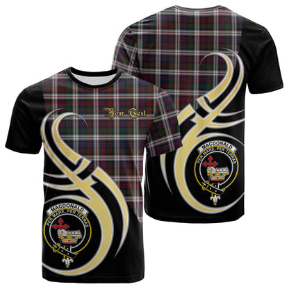Printivon MacDonald Dress Tartan Crest Believe In Me T Shirt