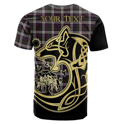 Printivon MacDonald Dress Crest Celtic Wolf Tartan T Shirt Custom Your Text
