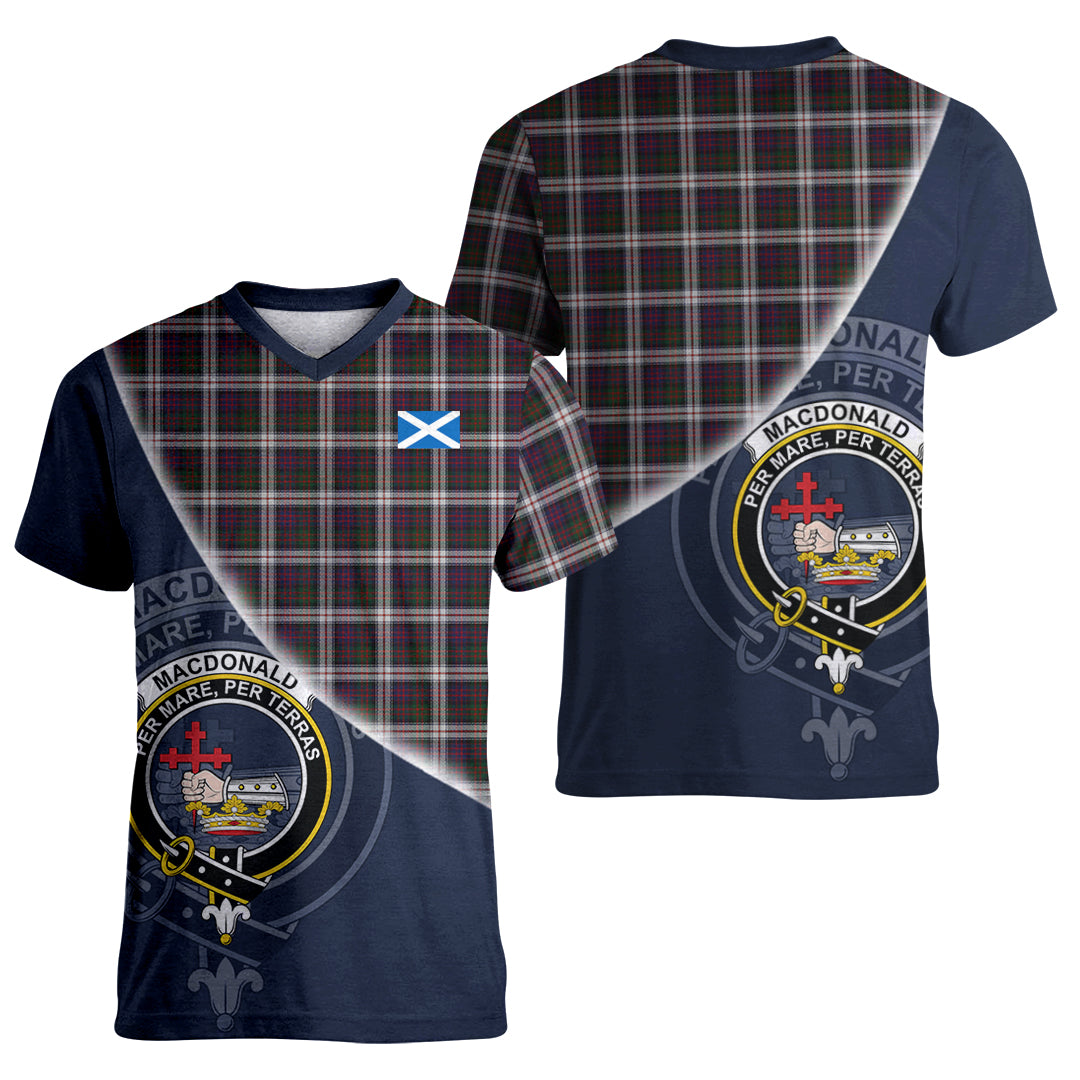 Printivon MacDonald Dress Tartan Scottish Crest T Shirt