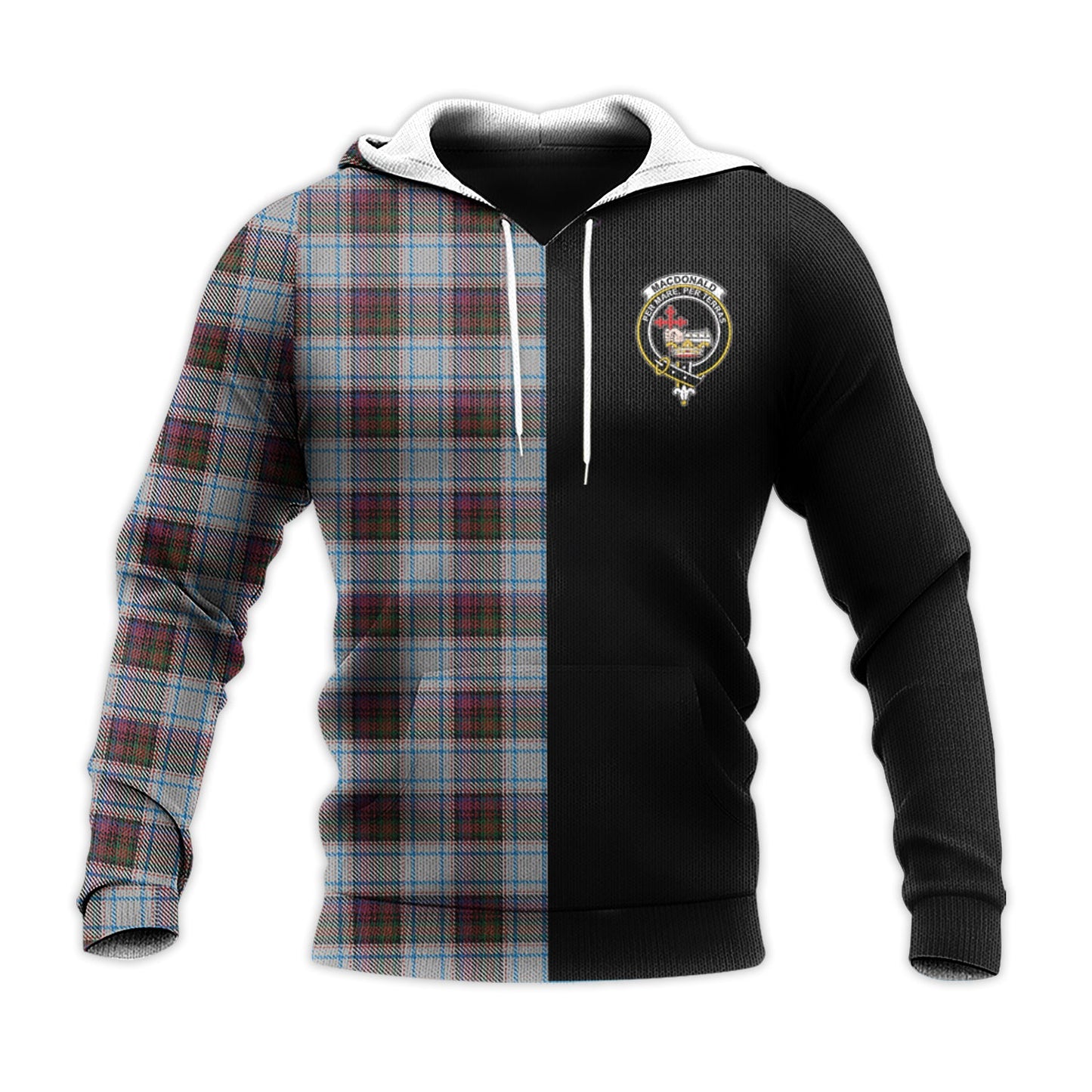 Printivon Macdonald Dress Ancient Tartan Personalize Half Hoodie