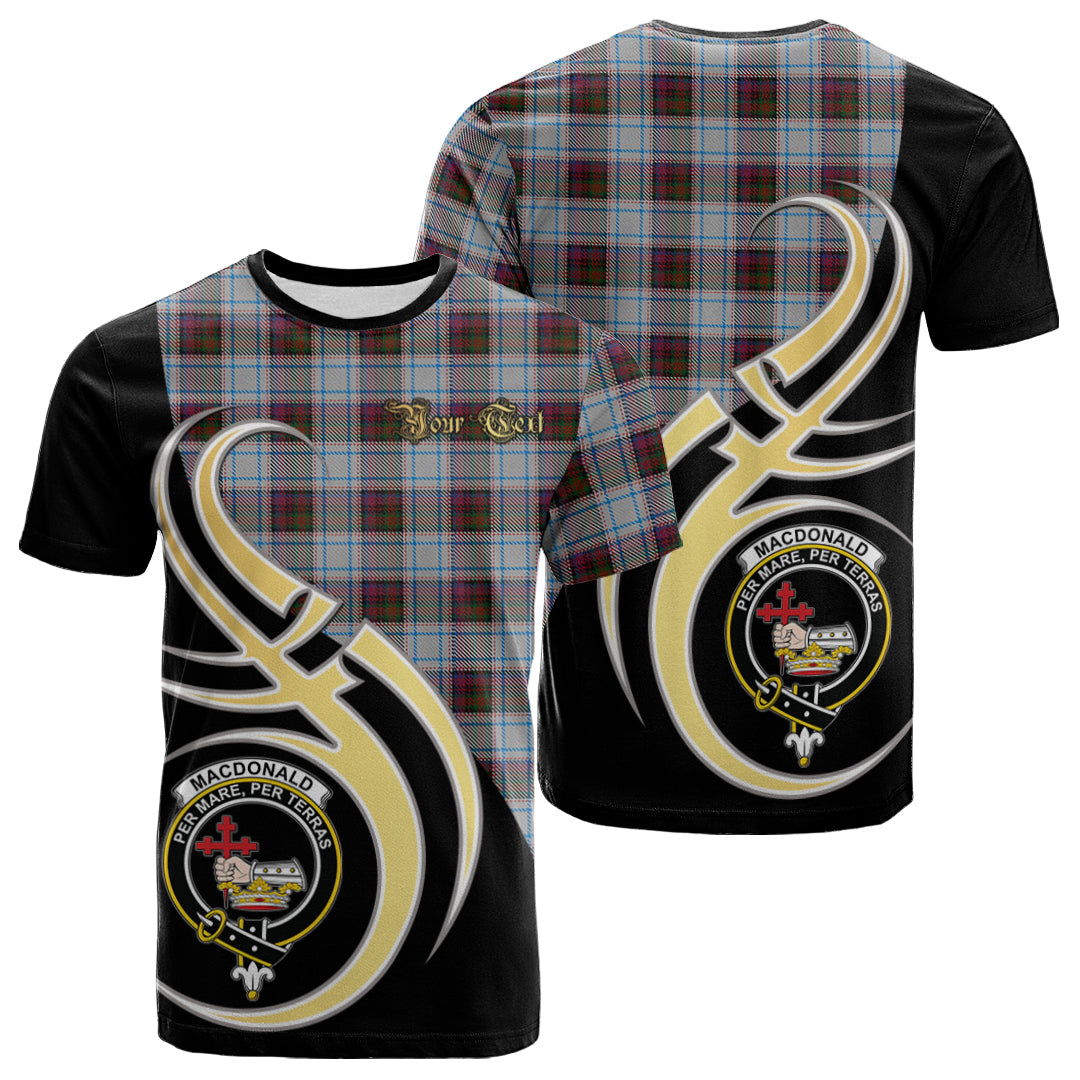 Printivon MacDonald Dress Ancient Tartan Crest Believe In Me T Shirt