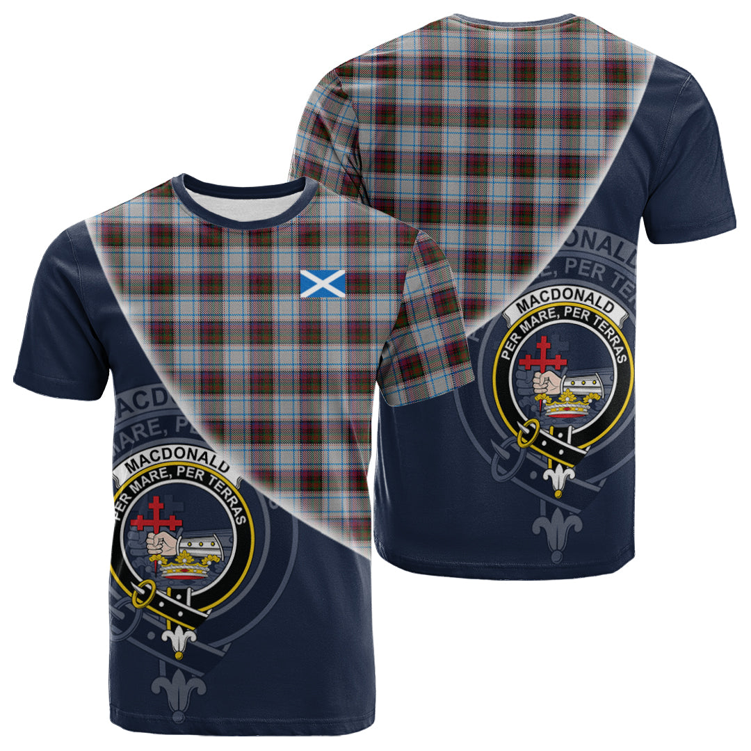 Printivon MacDonald Dress Ancient Tartan Scottish Crest T Shirt