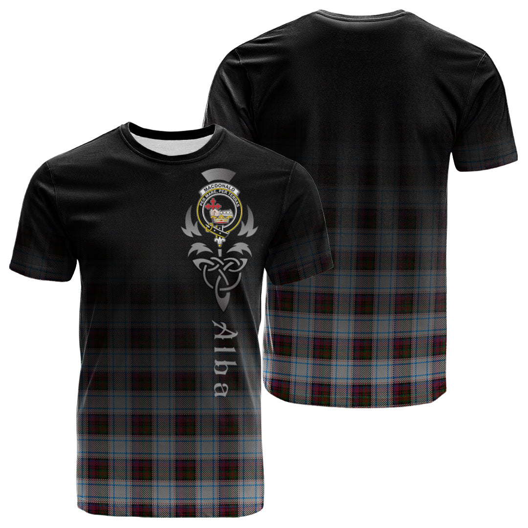 Printivon MacDonald Dress Ancient Tartan Crest Alba Celtic T Shirt