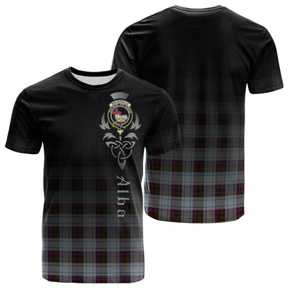 Printivon MacDonald Dress Ancient Tartan Crest Alba Celtic T Shirt