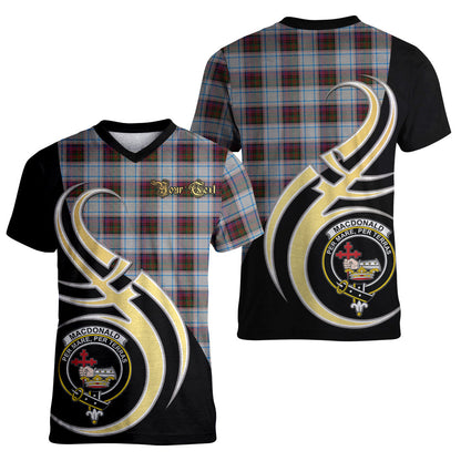 Printivon MacDonald Dress Ancient Tartan Crest Believe In Me T Shirt