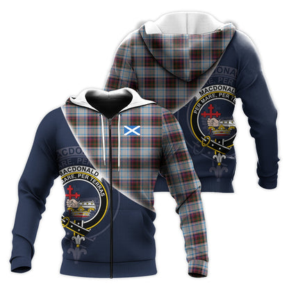 Printivon Macdonald Dress Ancient Tartan Scottish Crest Hoodie