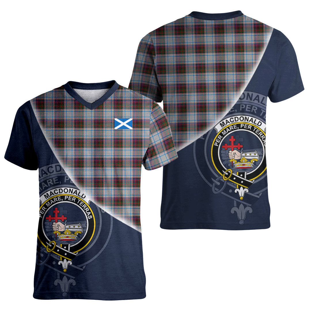 Printivon MacDonald Dress Ancient Tartan Scottish Crest T Shirt