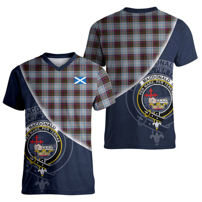 Printivon MacDonald Dress Ancient Tartan Scottish Crest T Shirt