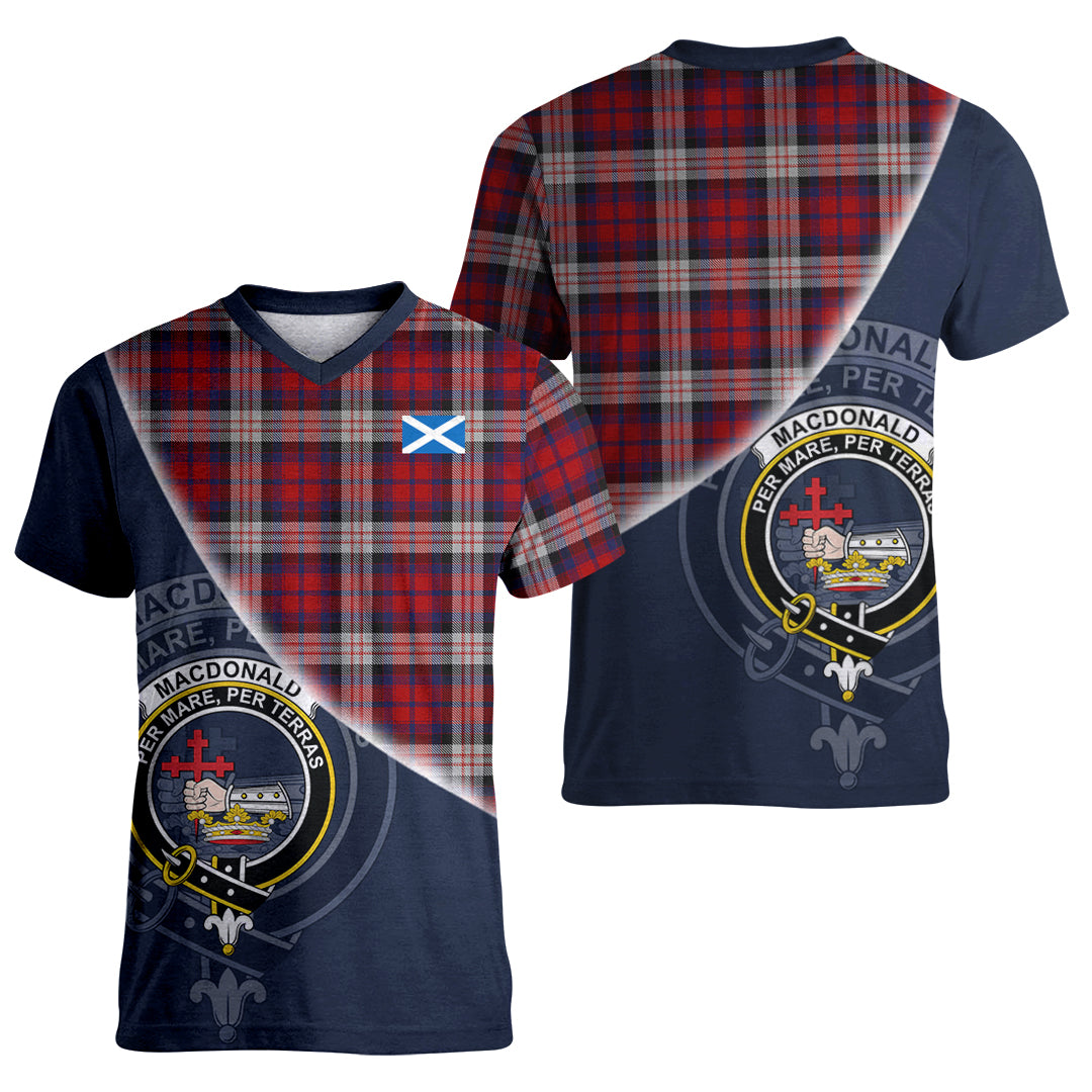 Printivon MacDonald Dress Irish Tartan Scottish Crest T Shirt
