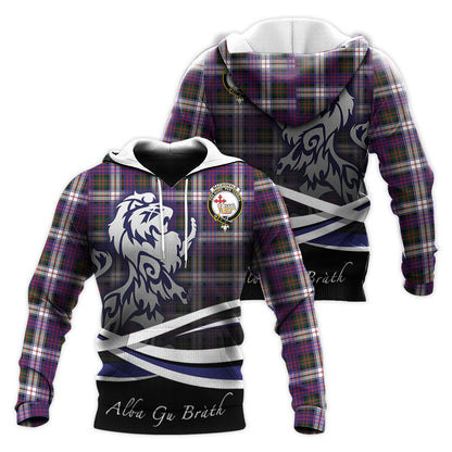 Printivon Macdonald Dress Modern Tartan Scottish Lion Hoodie