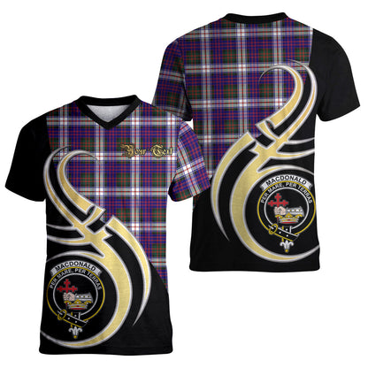 Printivon MacDonald Dress Modern Tartan Crest Believe In Me T Shirt