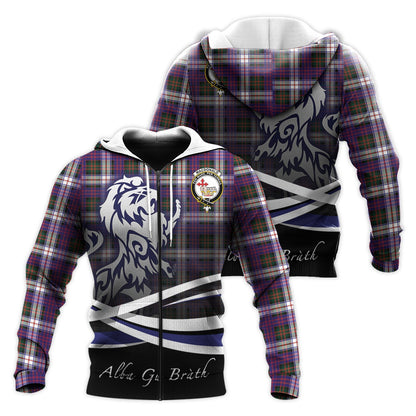 Printivon Macdonald Dress Modern Tartan Scottish Lion Hoodie