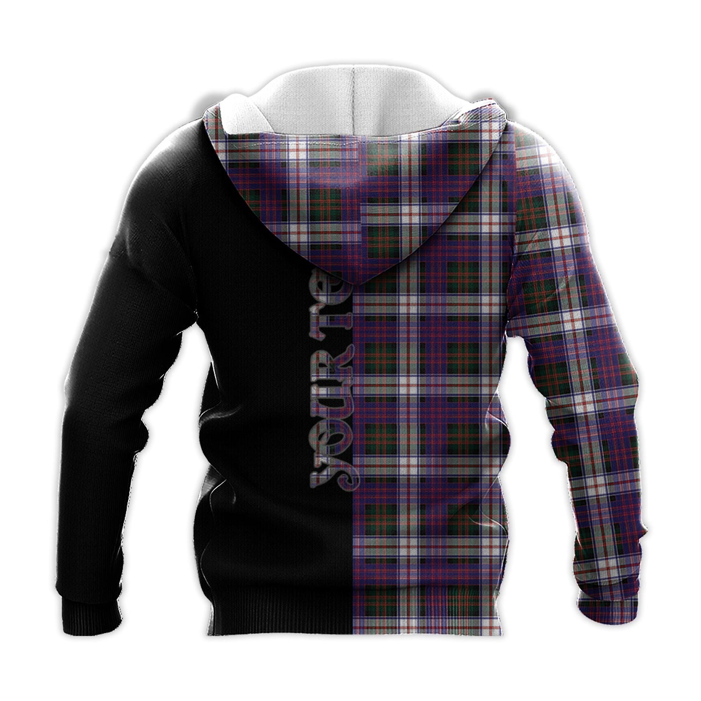 Printivon Macdonald Dress Modern Tartan Personalize Half Hoodie
