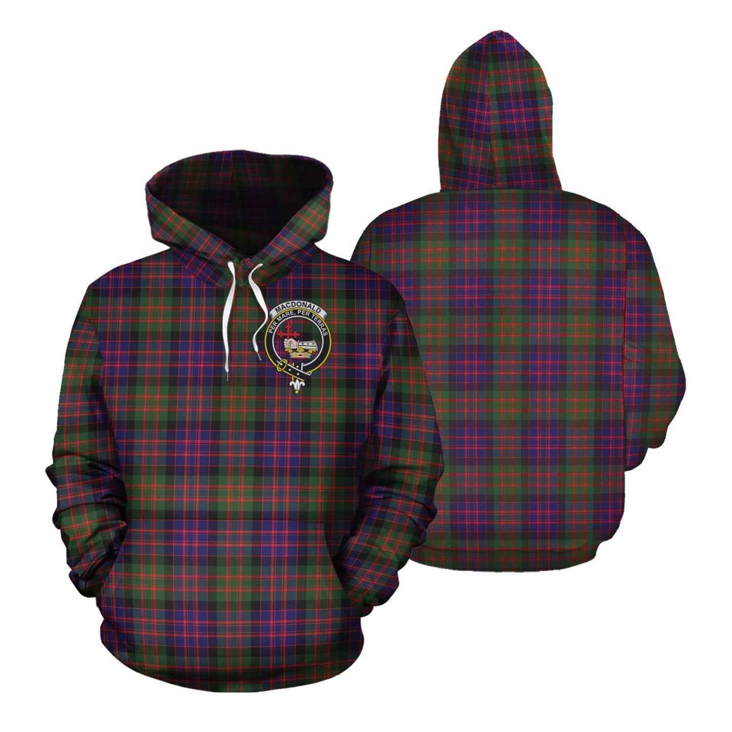 Printivon Macdonald Modern Tartan Hoodie
