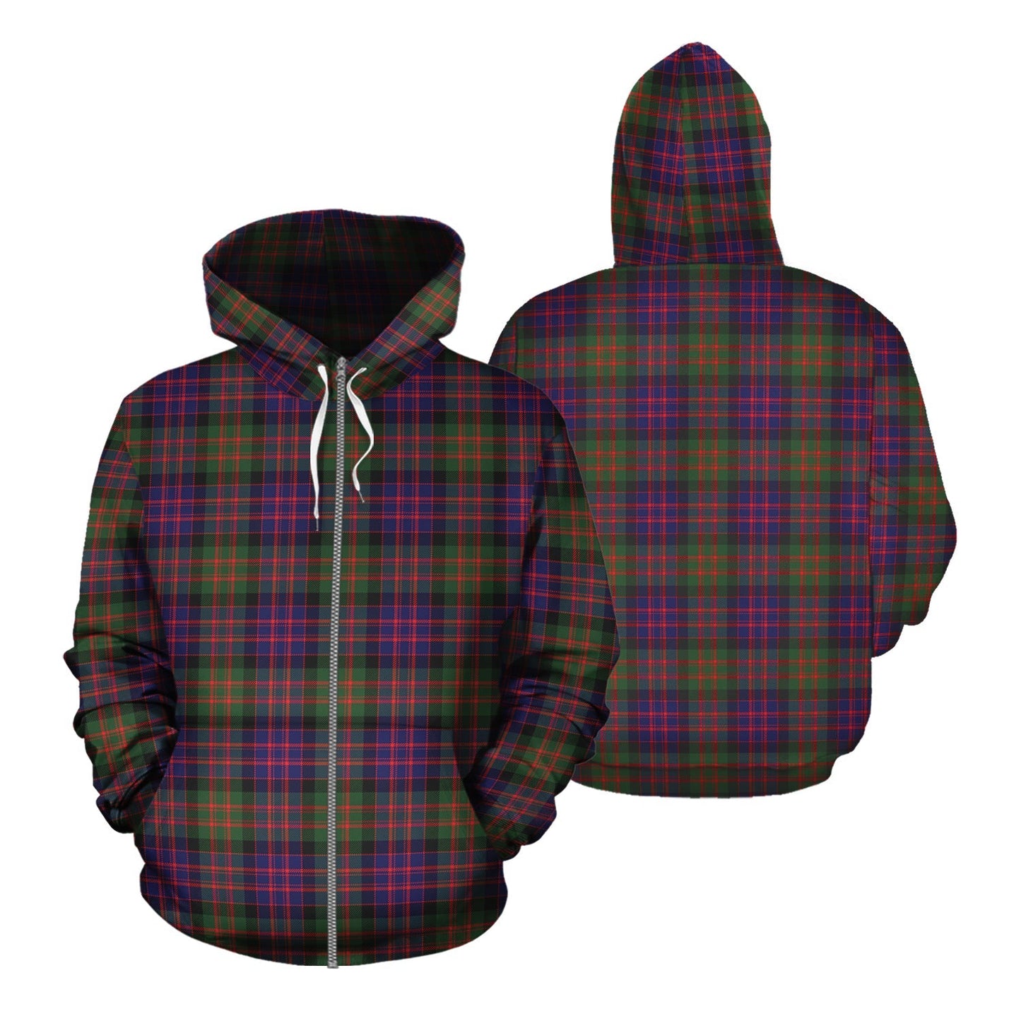 Printivon Macdonald Modern Tartan Hoodie