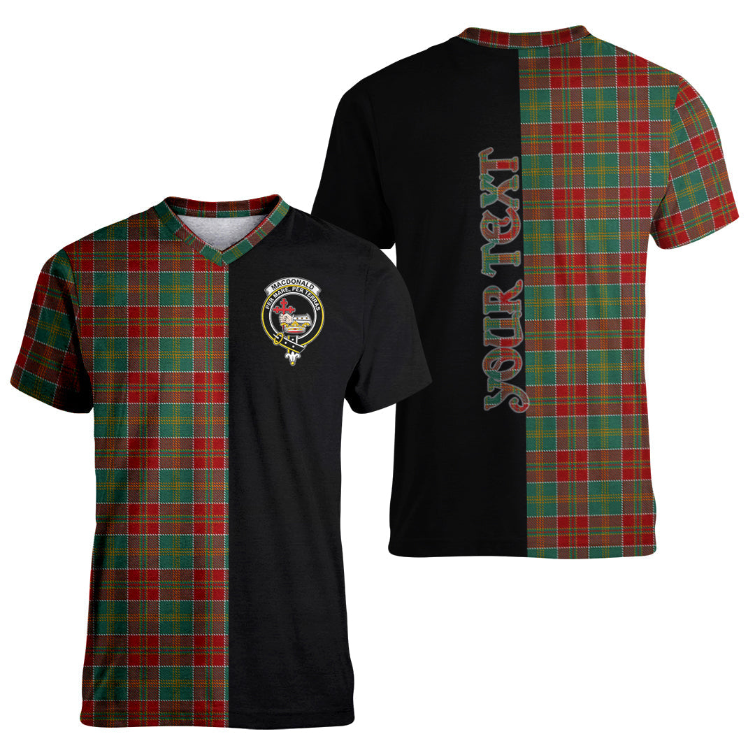 Printivon MacDonald of Kingsburgh Tartan Personalize Half T shirt