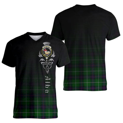 Printivon MacDonald of The Isles Tartan Crest Alba Celtic T Shirt