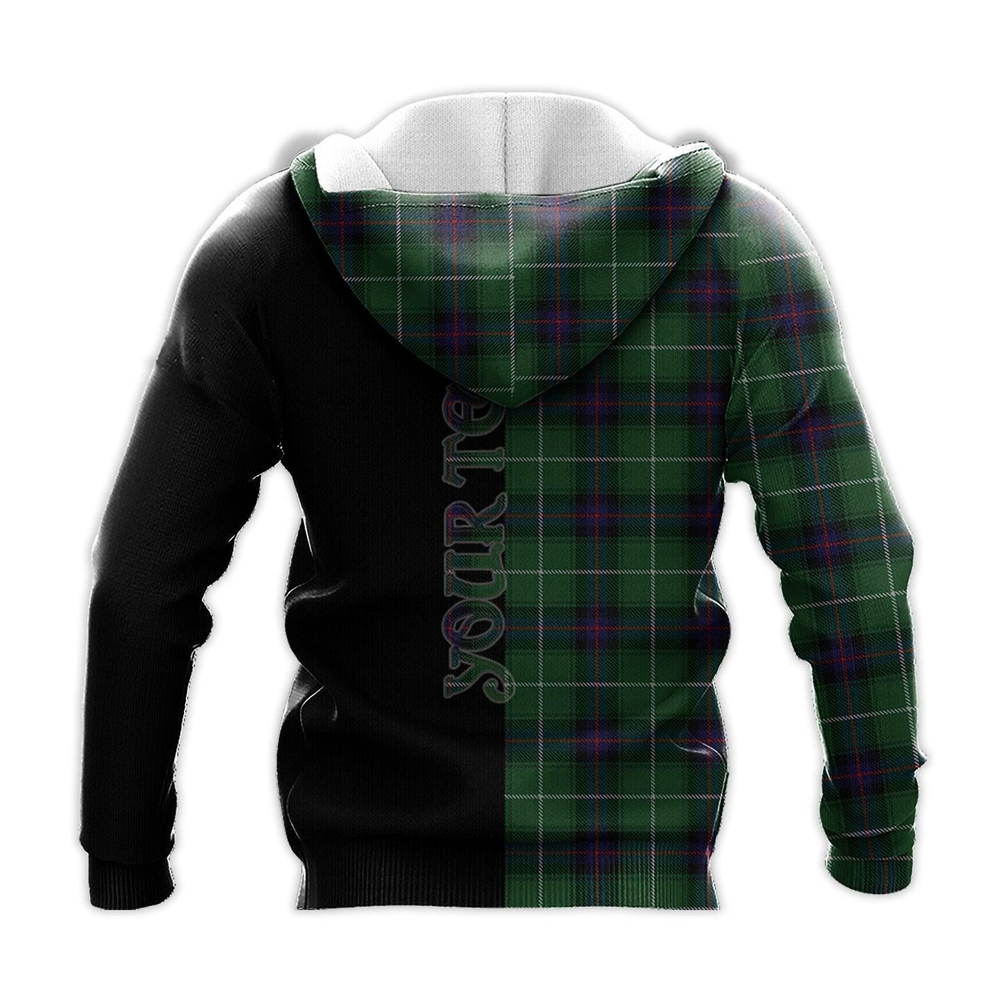Printivon Macdonald Of The Isles Tartan Personalize Half Hoodie