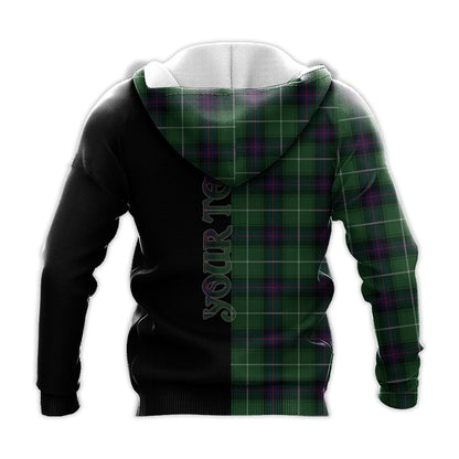 Printivon Macdonald Of The Isles Tartan Personalize Half Hoodie
