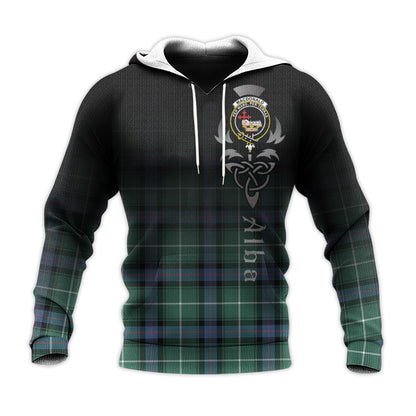 Printivon Macdonald Of The Isles Hunting Ancient Tartan Crest Alba Celtic Hoodie