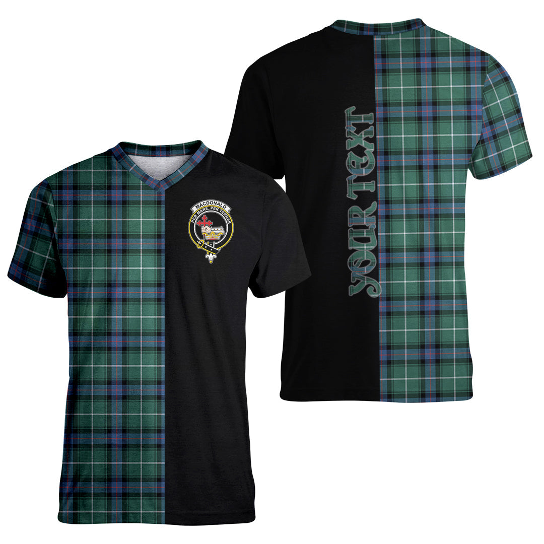 Printivon MacDonald of the Isles Hunting Ancient Tartan Personalize Half T shirt