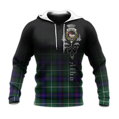Printivon Macdonald Of The Isles Hunting Modern Tartan Crest Alba Celtic Hoodie