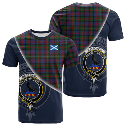 Printivon MacDonell of Glengarry Tartan Scottish Crest T Shirt