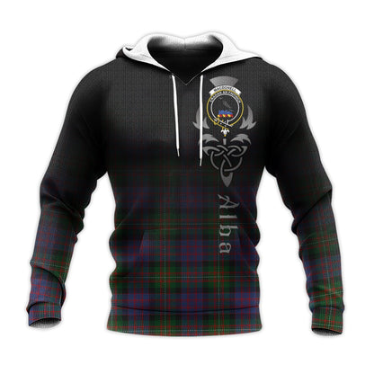 Printivon Macdonell Of Glengarry Tartan Crest Alba Celtic Hoodie
