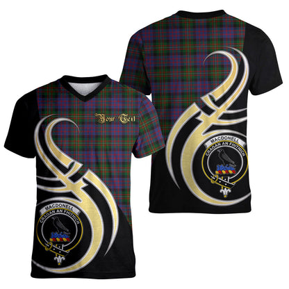 Printivon MacDonell of Glengarry Tartan Crest Believe In Me T Shirt