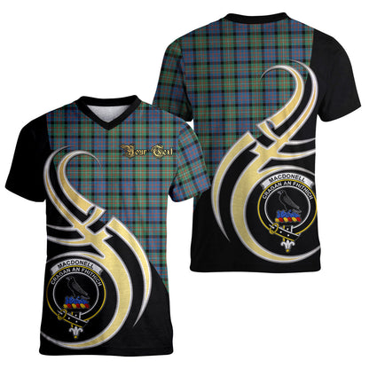 Printivon MacDonnell of Glengarry Ancient Tartan Crest Believe In Me T Shirt