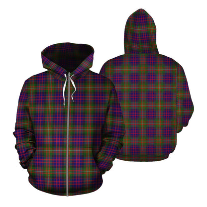 Printivon Macdonnell Of Glengarry Modern Tartan Hoodie