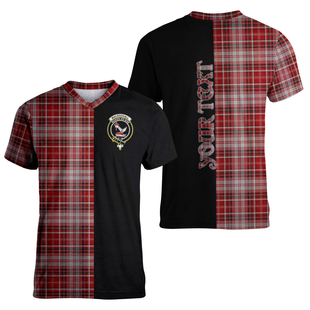Printivon MacDougal Dress Tartan Personalize Half T shirt