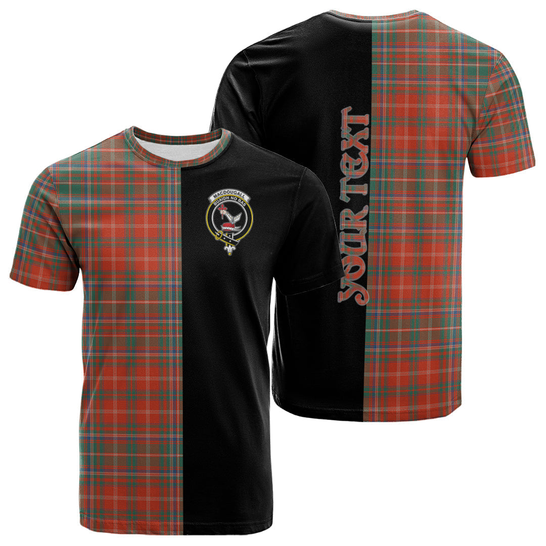 Printivon MacDougall Ancient Tartan Personalize Half T shirt