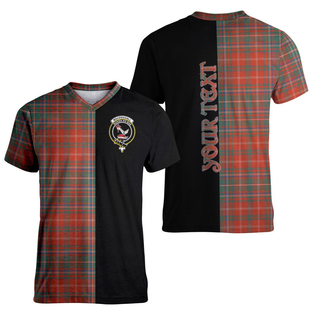 Printivon MacDougall Ancient Tartan Personalize Half T shirt
