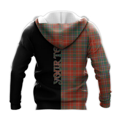 Printivon Macdougall Ancient Tartan Personalize Half Hoodie