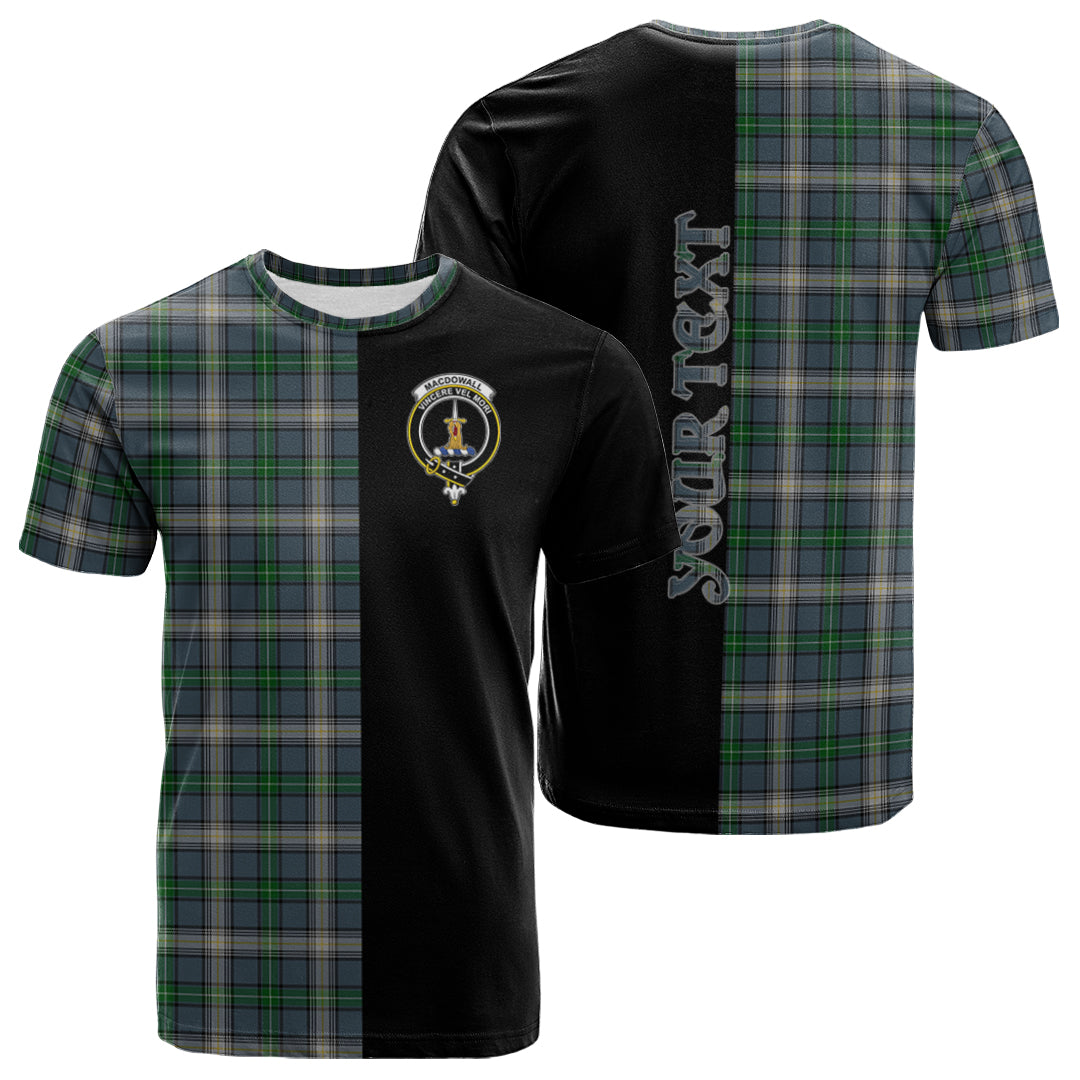 Printivon MacDowall Tartan Personalize Half T shirt