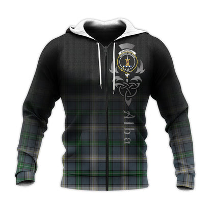 Printivon Macdowall Tartan Crest Alba Celtic Hoodie