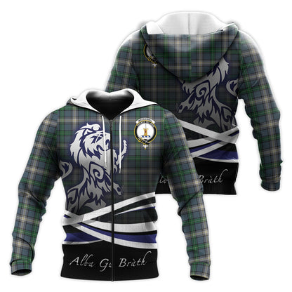 Printivon Macdowall Tartan Scottish Lion Hoodie