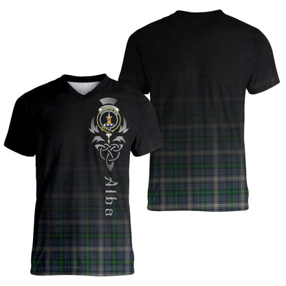 Printivon MacDowall Tartan Crest Alba Celtic T Shirt